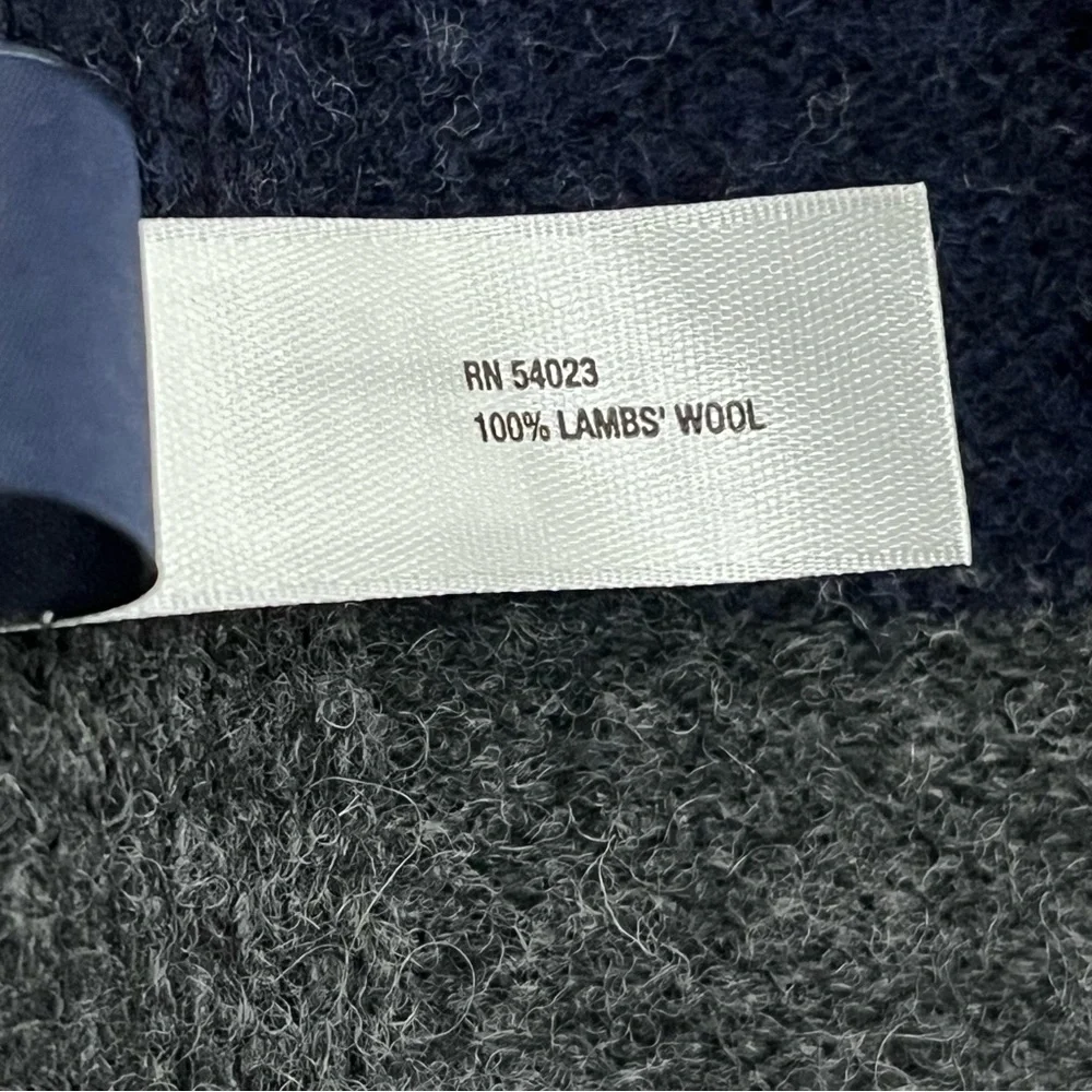 Gap 100% Lambswool Unisex Men's Striped Scarf Academia Rugby Preppy 72 X 10 Hole